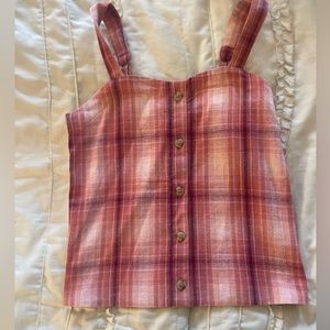 Abercrombie Kids Plaid Tank Top